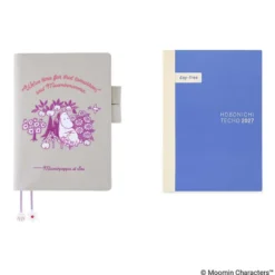 Hobonichi | Agenda Hobonichi Cousin A5 Moomin: My Yard (Pink Gray) 2027