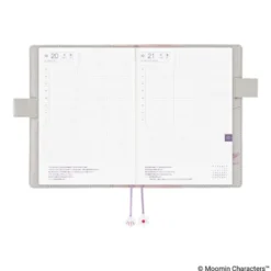 Hobonichi | Agenda Hobonichi Cousin A5 Moomin: My Yard (Pink Gray) 2027
