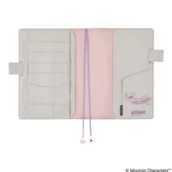 Hobonichi | Agenda Hobonichi Cousin A5 Moomin: My Yard (Pink Gray) 2027
