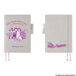 Hobonichi | Agenda Hobonichi Cousin A5 Moomin: My Yard (Pink Gray) 2027