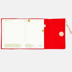Hobonichi | Agenda Hobonichi Cousin A5 Tragen Red 2027