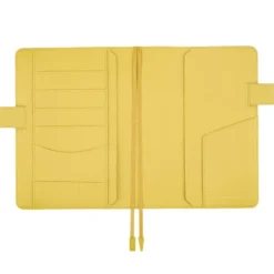 Hobonichi | Agenda Hobonichi Cousin A5 Leather: Brilliant Yellow 2027