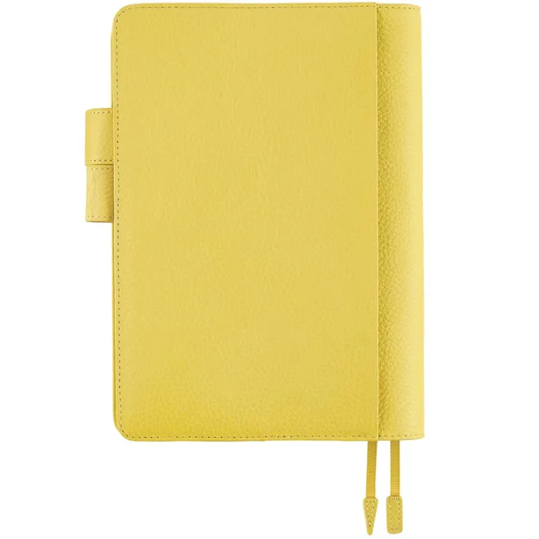 Hobonichi | Agenda Hobonichi Cousin A5 Leather: Brilliant Yellow 2027