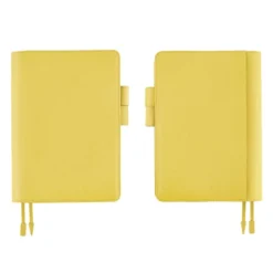 Hobonichi | Agenda Hobonichi Cousin A5 Leather: Brilliant Yellow 2027
