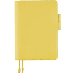 Hobonichi | Agenda Hobonichi Cousin A5 Leather: Brilliant Yellow 2027