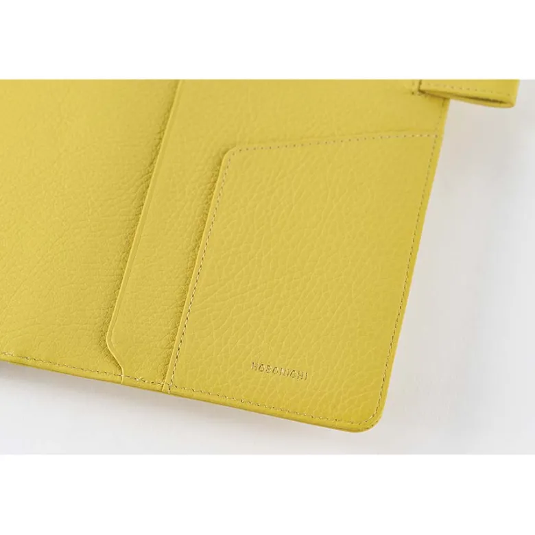 Hobonichi | Agenda Hobonichi Cousin A5 Leather: Brilliant Yellow 2027