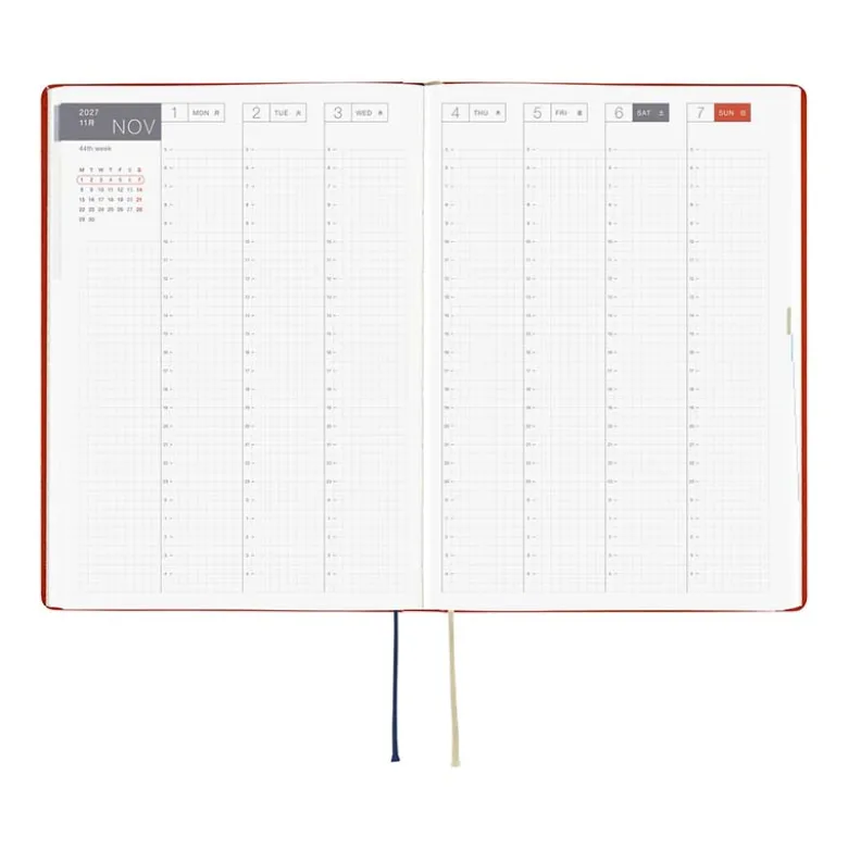Hobonichi | Agenda Hobonichi HON A5 Yumi Kitagishi: White Cat and Rabbit’s Tea Room 2027