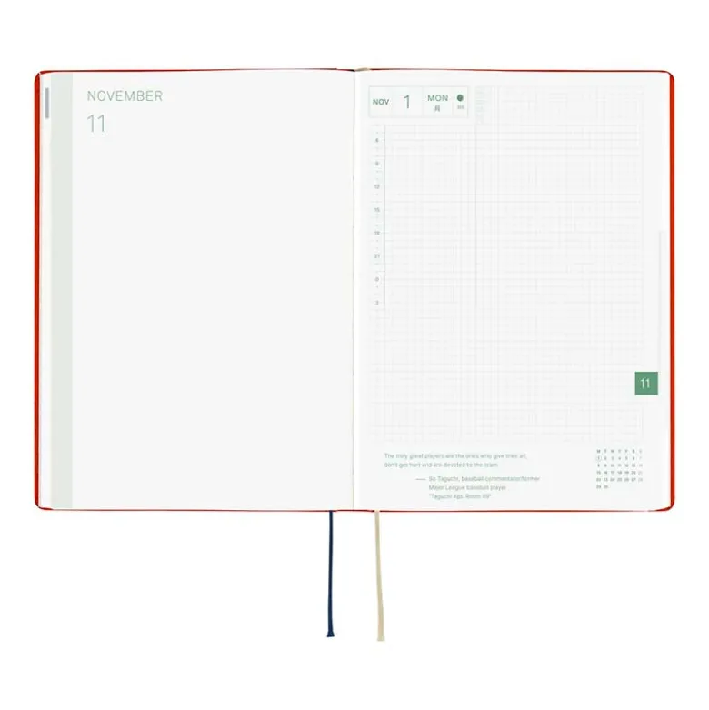 Hobonichi | Agenda Hobonichi HON A5 Yumi Kitagishi: White Cat and Rabbit’s Tea Room 2027