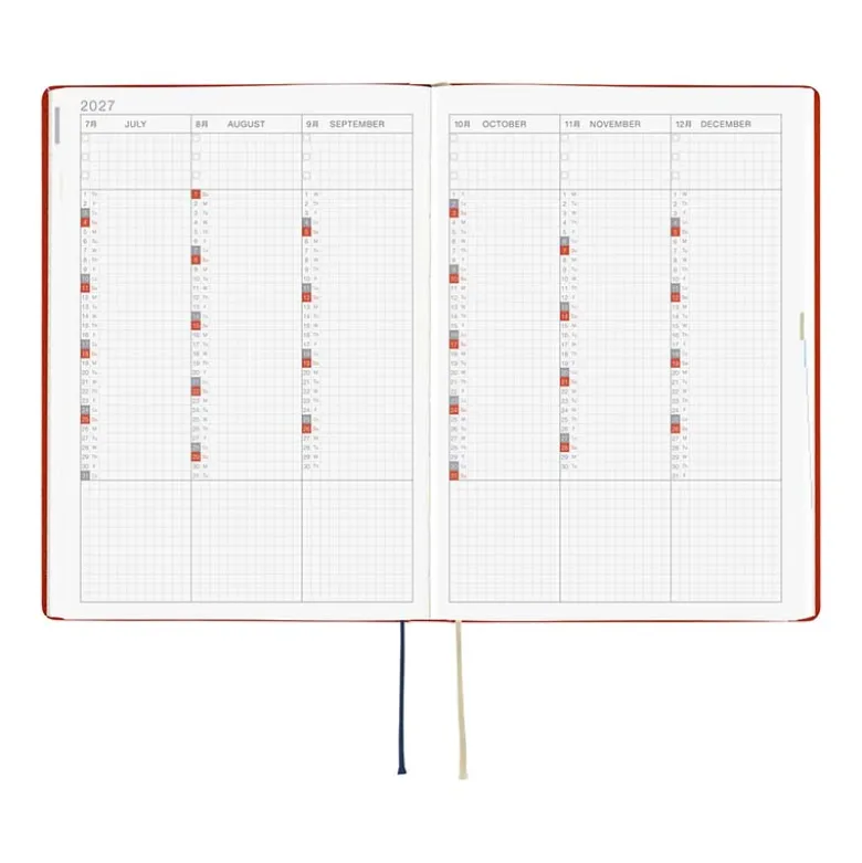 Hobonichi | Agenda Hobonichi HON A5 Yumi Kitagishi: White Cat and Rabbit’s Tea Room 2027