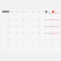 Hobonichi | Agenda Hobonichi HON A6 Hiroko Kubota: String Telephone Until the Moon is Full 2027