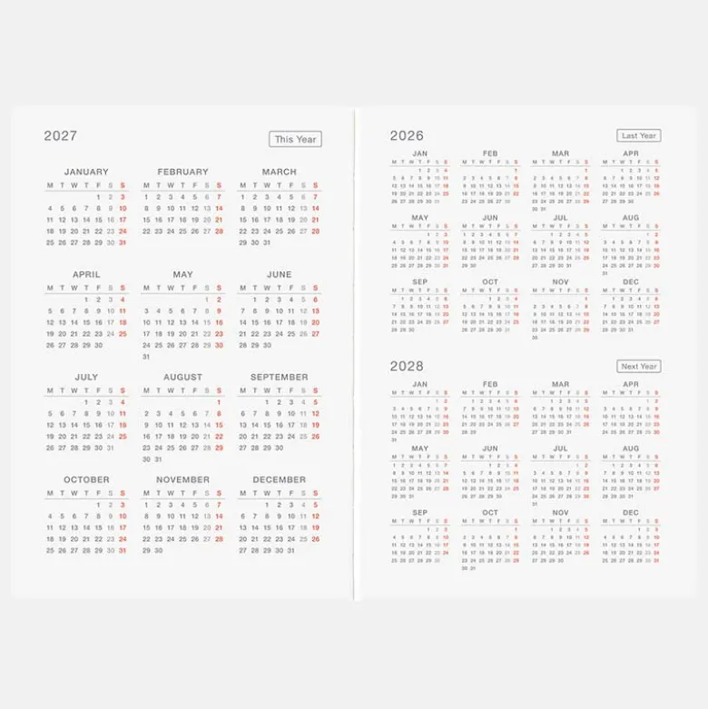 Hobonichi | Agenda Hobonichi HON A6 Yumi Kitagishi: White Cat and Rabbit’s Tea Room 2027