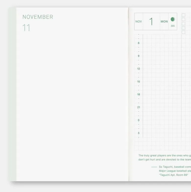 Hobonichi | Agenda Hobonichi HON A6 Yumi Kitagishi: White Cat and Rabbit’s Tea Room 2027