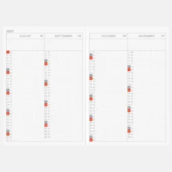 Hobonichi | Agenda Hobonichi HON A6 Slash Navy 2027