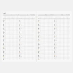 Hobonichi | Agenda Hobonichi Techo A6 Planner (Inglés) 2027
