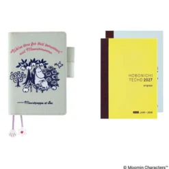 Hobonichi | Agenda Hobonichi Techo A6 Moomin: My Yard (Pale Mint) 2027