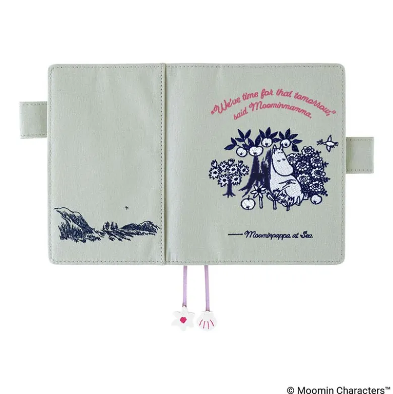 Hobonichi | Agenda Hobonichi Techo A6 Moomin: My Yard (Pale Mint) 2027