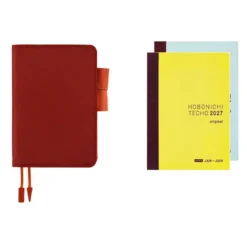 Hobonichi | Agenda Hobonichi Techo A6 Colors Bordeaux Teracotta 2027