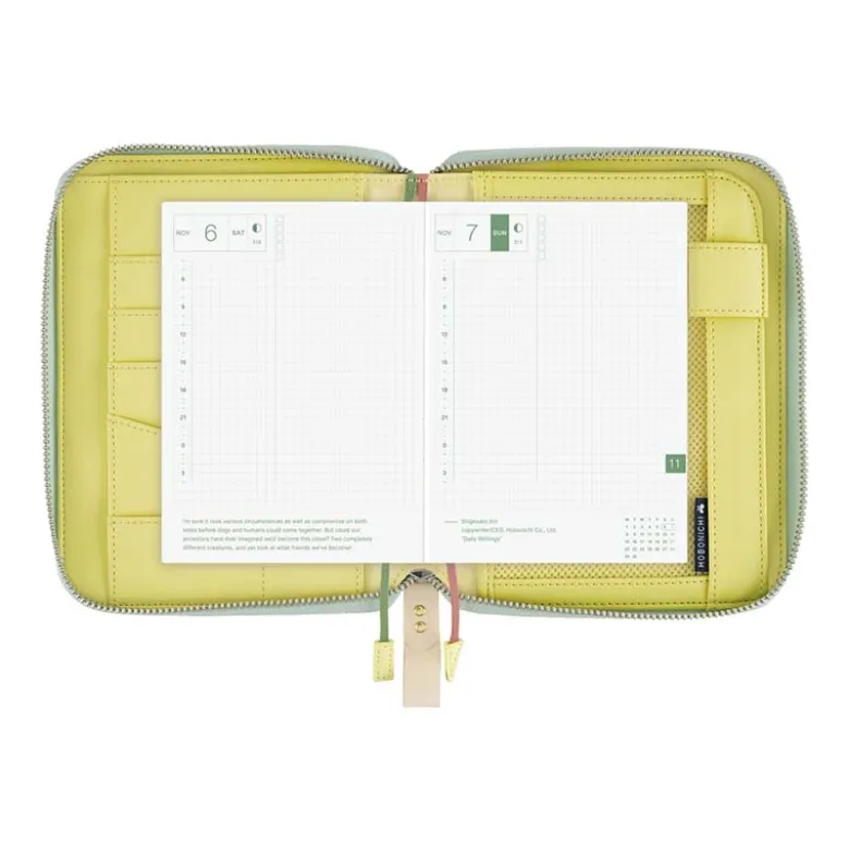 Hobonichi | Agenda Hobonichi Techo A6 Mina Perhonen: glass flower (Pink Mix) 2027