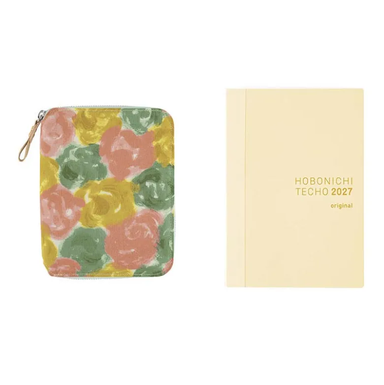 Hobonichi | Agenda Hobonichi Techo A6 Mina Perhonen: glass flower (Pink Mix) 2027