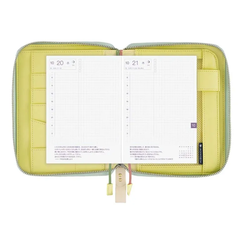 Hobonichi | Agenda Hobonichi Techo A6 Mina Perhonen: glass flower (Pink Mix) 2027