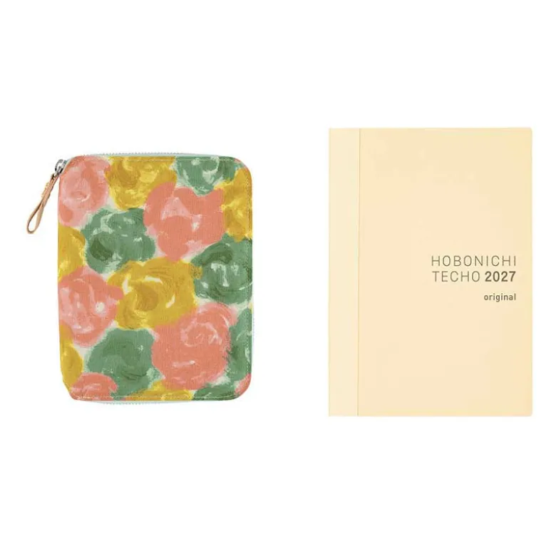 Hobonichi | Agenda Hobonichi Techo A6 Mina Perhonen: glass flower (Pink Mix) 2027
