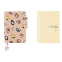Hobonichi | Agenda Hobonichi Techo A6 Candy Stripper: Random Dog & Cat (Pink) 2027