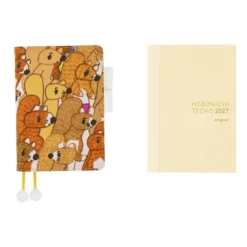 Hobonichi | Agenda Hobonichi Techo A6 100%ORANGE: Squirrel Squadron 2027