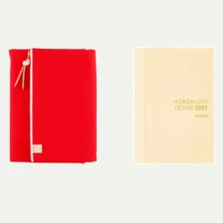 Hobonichi | Agenda Hobonichi Techo A6 Tragen Red 2027