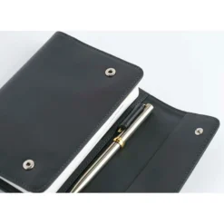 Hobonichi | Agenda Hobonichi Techo A6 Leather: Charcoal Gray 2027