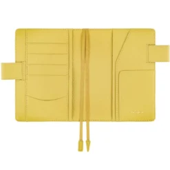 Hobonichi | Agenda Hobonichi Techo A6 Leather: Brilliant Yellow 2027