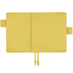 Hobonichi | Agenda Hobonichi Techo A6 Leather: Brilliant Yellow 2027