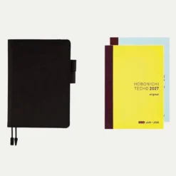Hobonichi | Agenda Hobonichi Techo A6 Colors Black x Clear Blue 2027