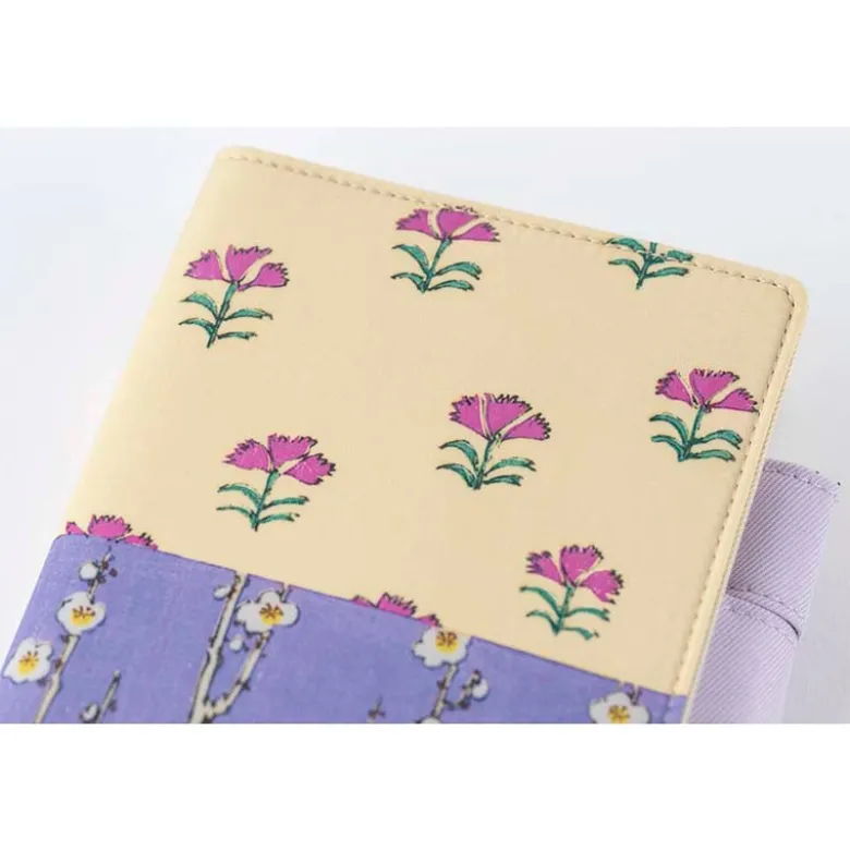 Hobonichi | Agenda Hobonichi Techo A6 Unsodo: Bijutsukai (Plum and Dianthus) 2027
