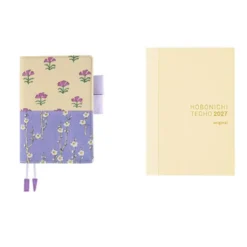 Hobonichi | Agenda Hobonichi Techo A6 Unsodo: Bijutsukai (Plum and Dianthus) 2027