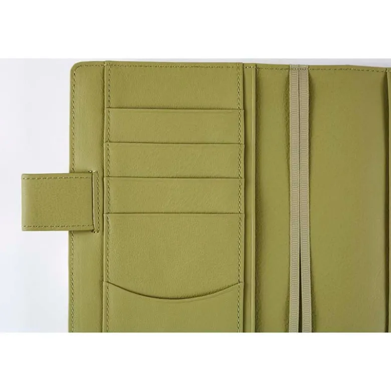 Hobonichi | Agenda Hobonichi Techo A6 Leather: Sage Green 2027