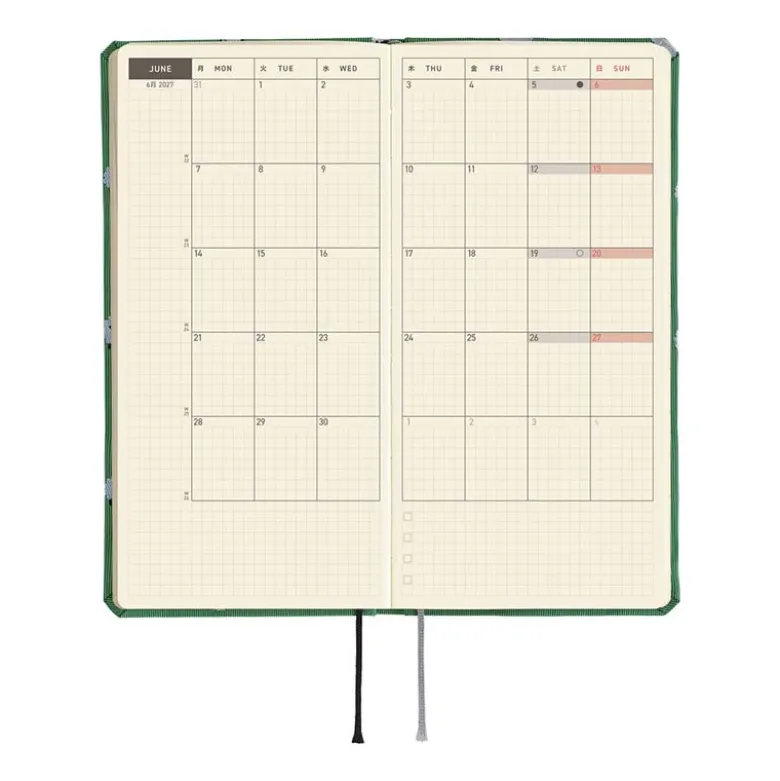 Hobonichi | Agenda Hobonichi Weeks Bow & Tie: Sheep Sheep Sheep 2027