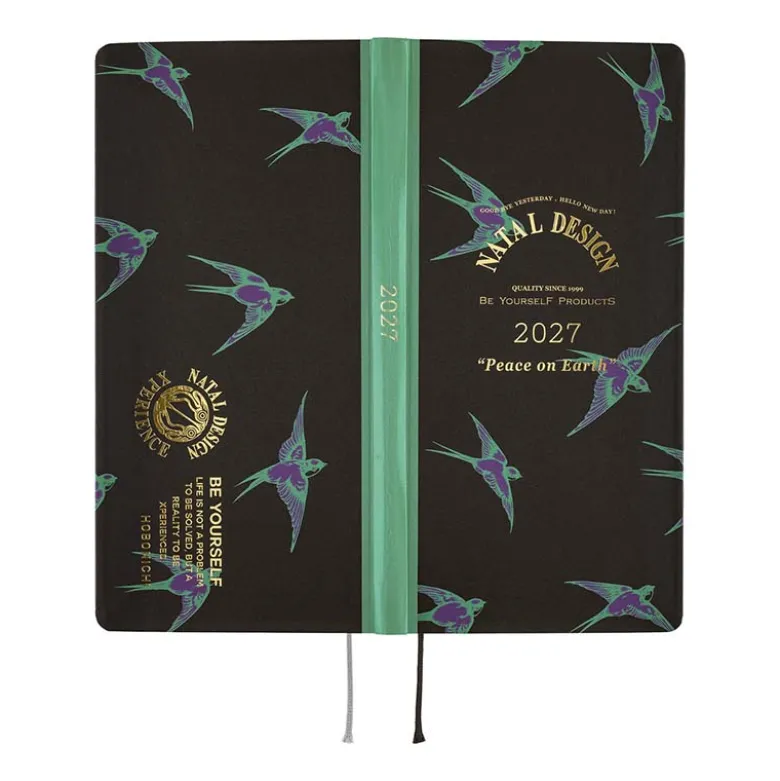 Hobonichi | Agenda Hobonichi Weeks Natal Design: Lucky Swallow 2027
