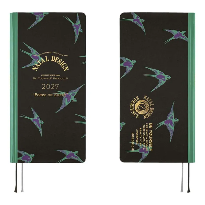 Hobonichi | Agenda Hobonichi Weeks Natal Design: Lucky Swallow 2027