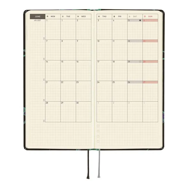 Hobonichi | Agenda Hobonichi Weeks Natal Design: Lucky Swallow 2027