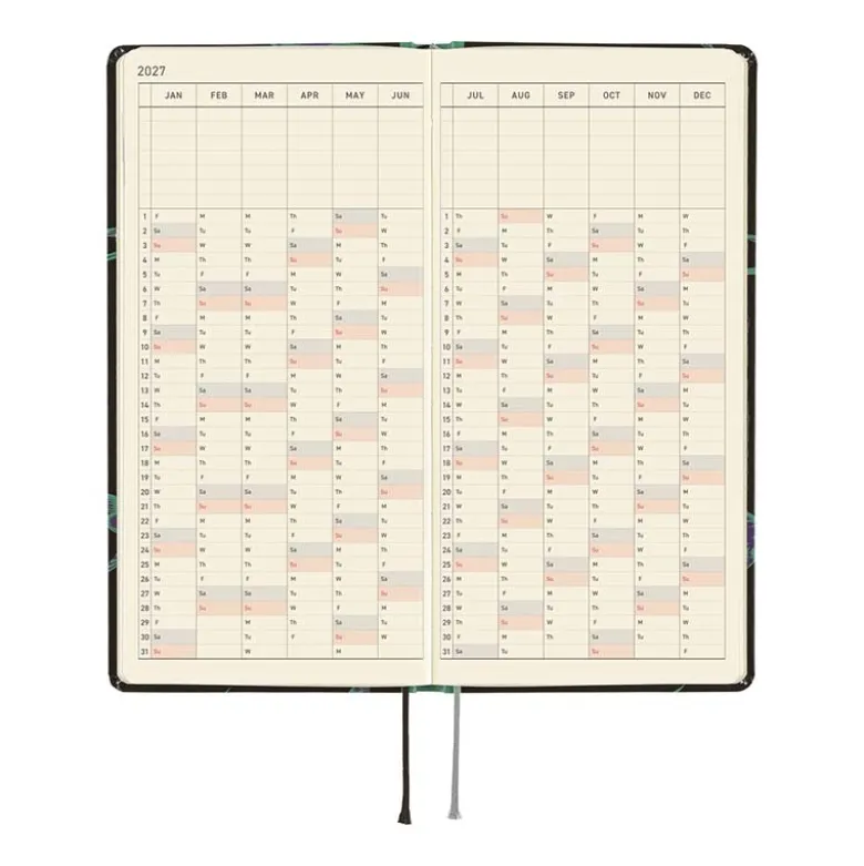 Hobonichi | Agenda Hobonichi Weeks Natal Design: Lucky Swallow 2027