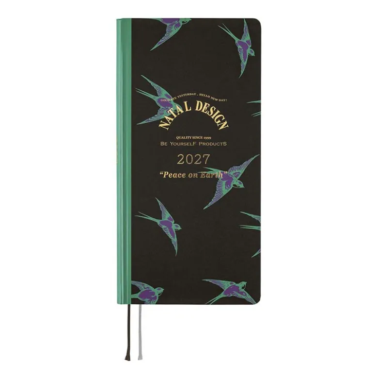 Hobonichi | Agenda Hobonichi Weeks Natal Design: Lucky Swallow 2027