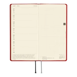 Hobonichi | Agenda Hobonichi Weeks Colors: Poppy Red 2027