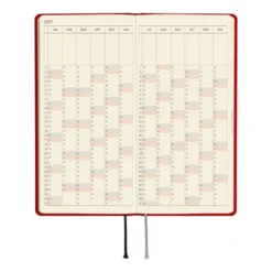 Hobonichi | Agenda Hobonichi Weeks Colors: Poppy Red 2027