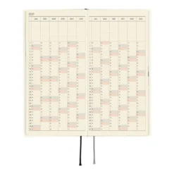 Hobonichi | Agenda Hobonichi Weeks White Line: Ivory 2027