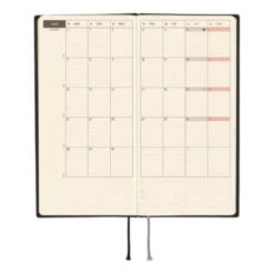 Hobonichi | Agenda Hobonichi Weeks White Line: Black 2027