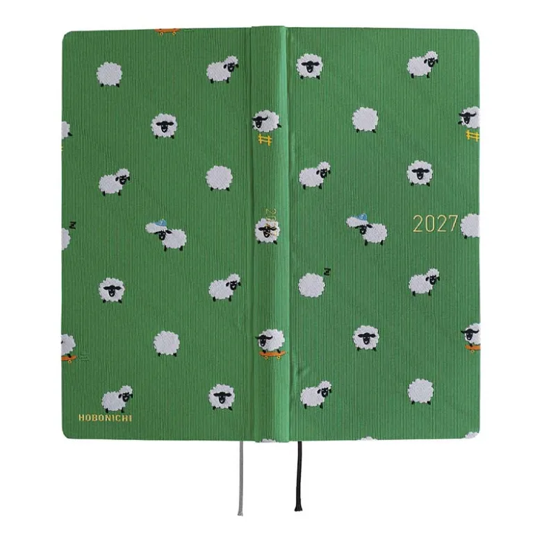 Hobonichi | Agenda Hobonichi Weeks MEGA Bow & Tie: Sheep Sheep Sheep 2027