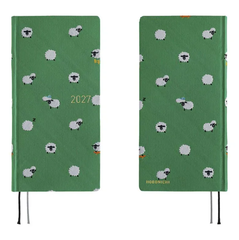Hobonichi | Agenda Hobonichi Weeks MEGA Bow & Tie: Sheep Sheep Sheep 2027