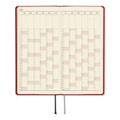 Hobonichi | Agenda Hobonichi Weeks MEGA Colors: Poppy Red 2027