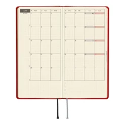 Hobonichi | Agenda Hobonichi Weeks MEGA Colors: Poppy Red 2027