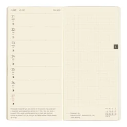 Hobonichi | Agenda Hobonichi Weeks MEGA Sneaker: Mandarin Orange 2027